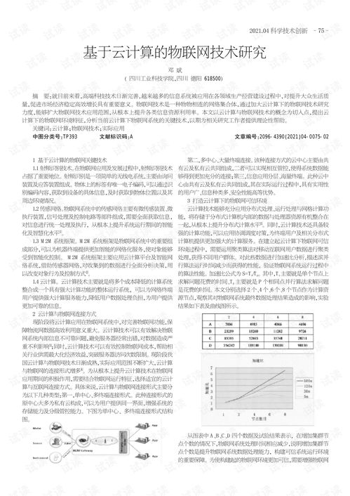 基于云計(jì)算的物聯(lián)網(wǎng)技術(shù)研究平臺(tái)開(kāi)發(fā)